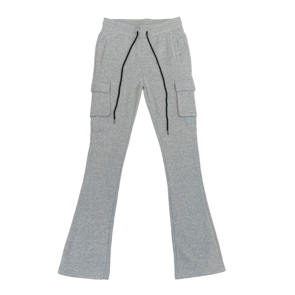 Savage Fleece Cargo Stacked Pant (Grey)