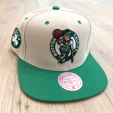 Mitchell & Ness NBA Sail 2 Tone Boston Celtics Snapback Hat