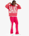 Copper Rivet Stacked Fleece Pant