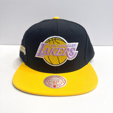 Mitchell & Ness NBA Side Core 2.0 Los Angeles Lakers Snapback Hat
