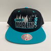 Mitchell & Ness MLB Buzz Florida Marlins Snapback Hat