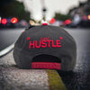 US Cotton Just Hustle Snapback Hat (Black/Red) / 2 for $15