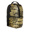 Sprayground Half Graff Gold Backpack (DLXV)