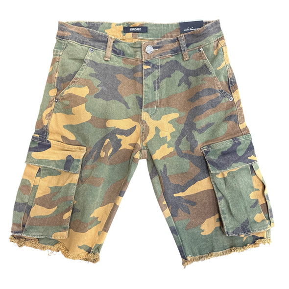 Kindred Cargo Jean Short (Wood Camo)