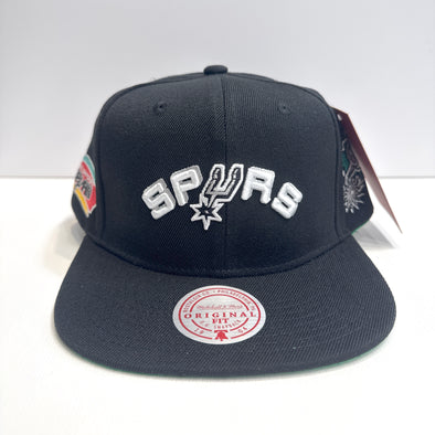 Mitchell & Ness NBA Triple Play San Antonio Spurs Snapback Hat