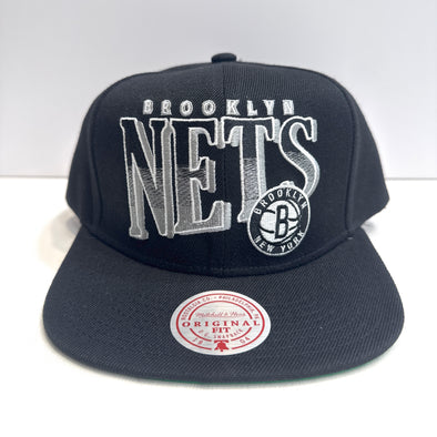 Mitchell & Ness NBA Line Work Brooklyn Nets Snapback Hat