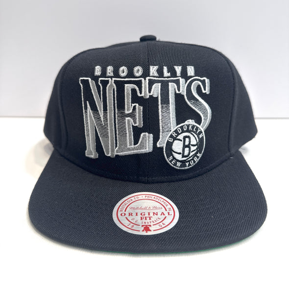 Mitchell & Ness NBA Line Work Brooklyn Nets Snapback Hat