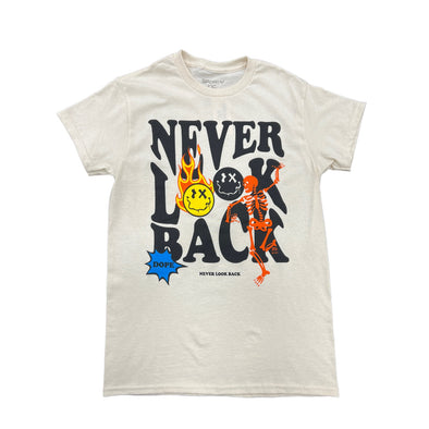 3Forty Never Look Back Tee (Cream)