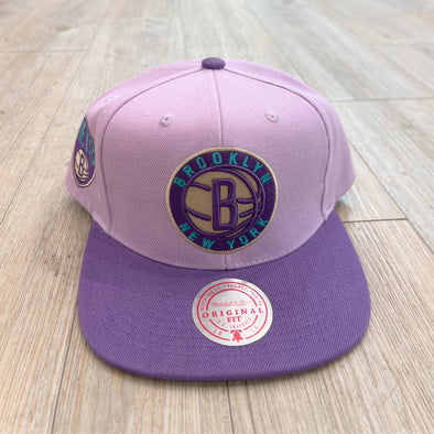Mitchell & Ness Violet Views Brooklyn Nets Snapback Hat