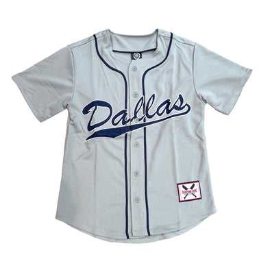 Noiz Dallas Baseball Jersey (Grey/Navy)
