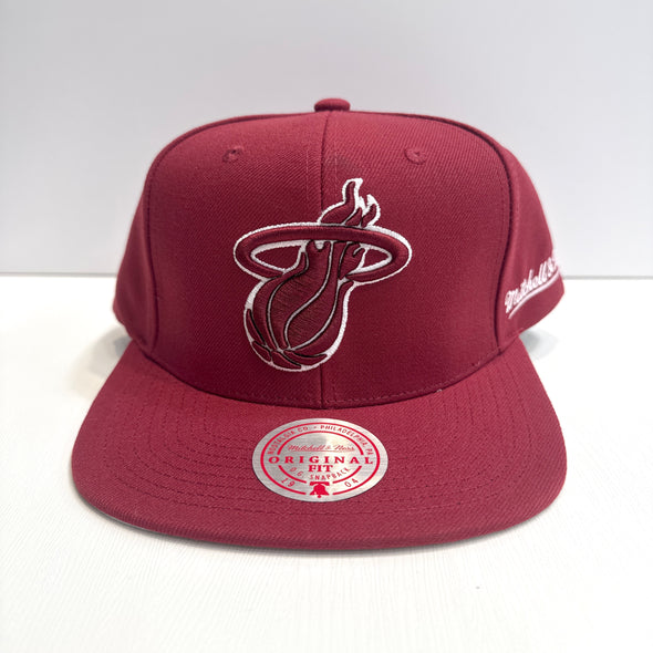 Mitchell & Ness NBA Christmas Day Miami Heat Snapback Hat