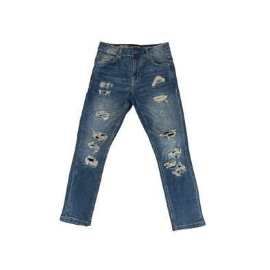 Thread Theory Ripped Boys Jean (Tinted Blue)