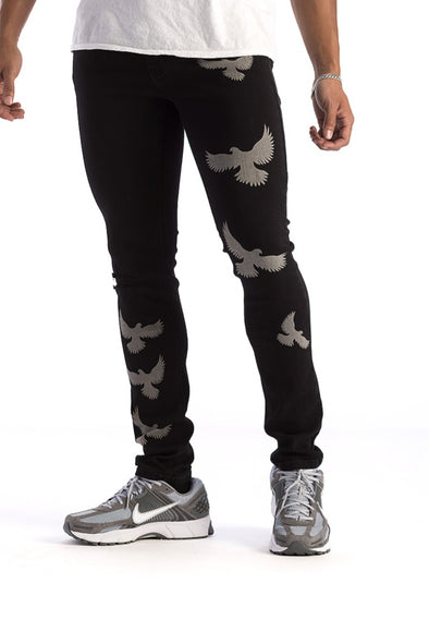 Kindred Pigeon Black Ripped Jean