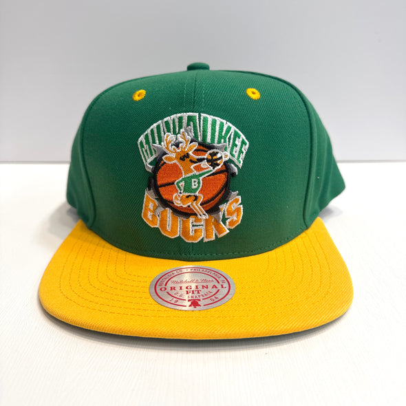Mitchell & Ness NBA Breakthrough Milwaukee Bucks Snapback Hat