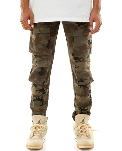 KDNK Double Cargo Skinny Jean (Wood Camo)