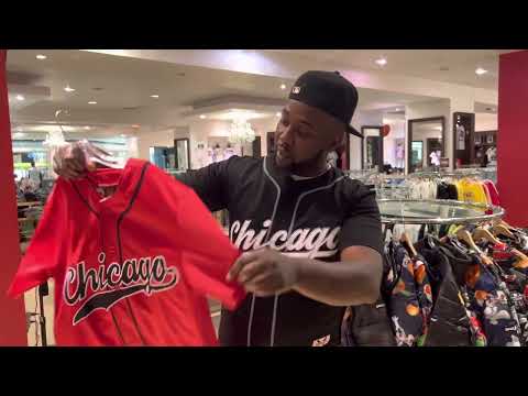 Noiz Chicago Baseball Jersey (White/Black) M