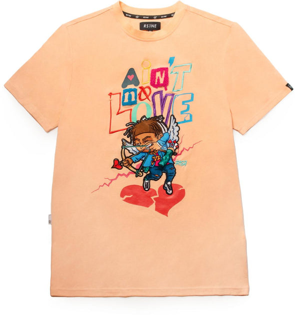 RS1NE Ain't No Love Embroidered Patch Tee (Peach)