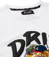 RS1NE Drip Too Hard Embroidered Patch Tee (White)