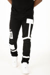 Solutus Premium Strap Jean (Black/White)