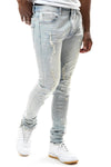Switch Painted Ripped Jean (Ice Blue)
