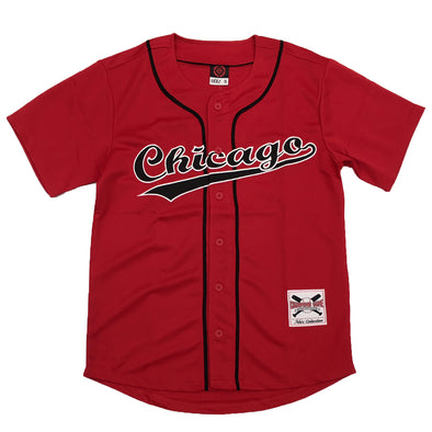 Noiz Chicago Baseball Jersey (Red/Black) S