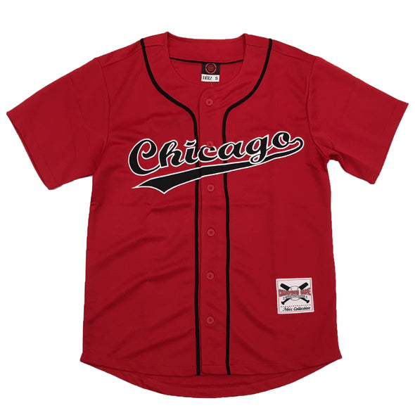 Noiz Chicago Baseball Jersey (Red/Black)