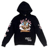 Looney Tunes Wille E. Coyote Chenille Patch Hoodie (Black)