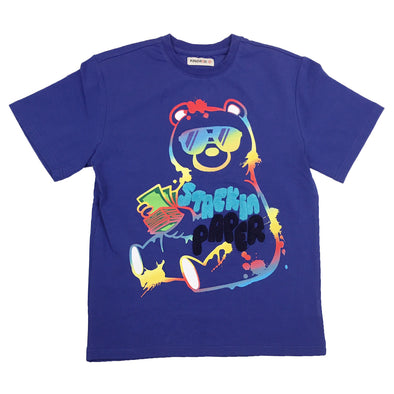 Kindred Stackin Paper Chenille Pactch Embroidered Tee (Royal Blue)