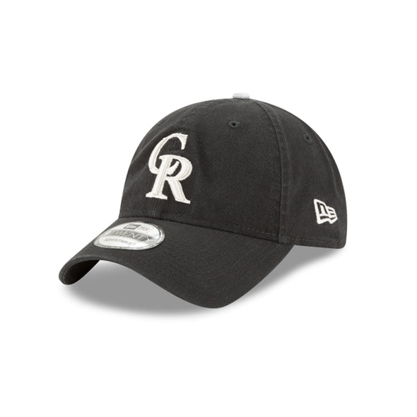 New Era 9Twenty Colorado Rockies Dad Hat (Black/Silver)
