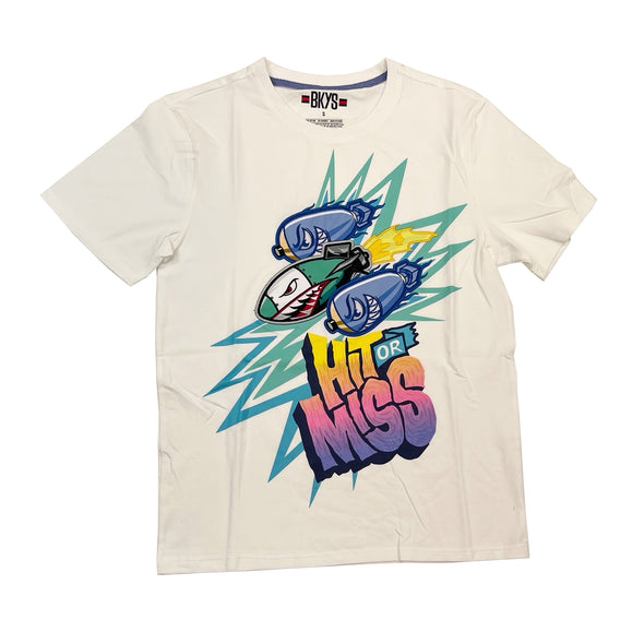 BKYS Hit or Miss Tee (White)