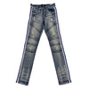 OPS Stripe Biker Jean (Medium Blue/Royal)