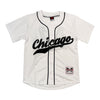 Noiz Chicago Baseball Jersey (White/Black)