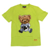 Black Pike Bear Chenille Patch Tee (Lime)