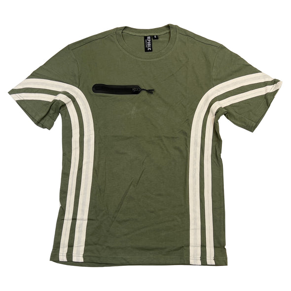 Republic Collection Pocket Tee (Olive)