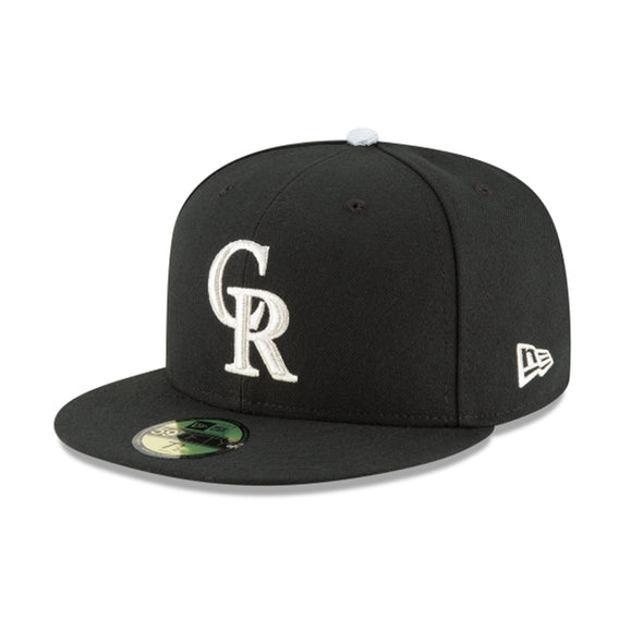 New Era 59Fifty Colorado Rockies Fitted Hat (Black/Silver)