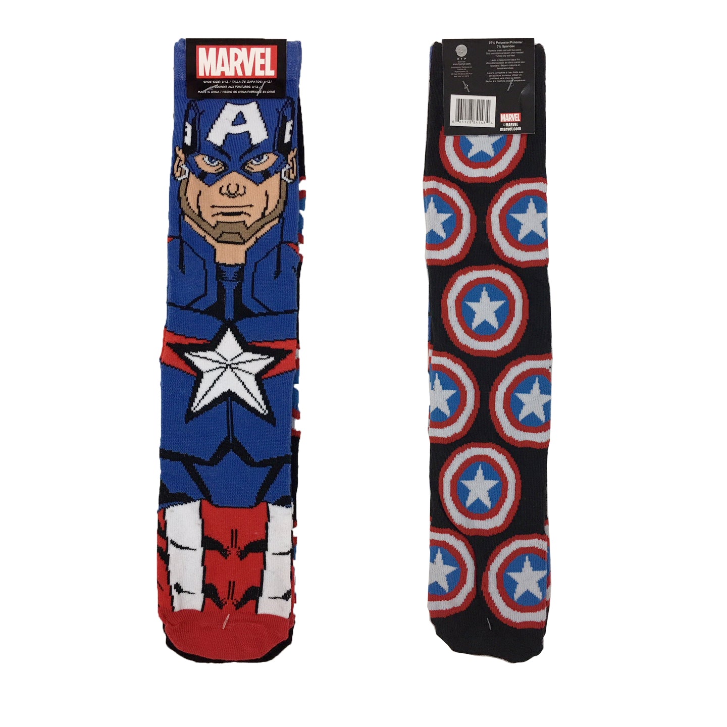 Marvel Captain America Socks 2 Pairs