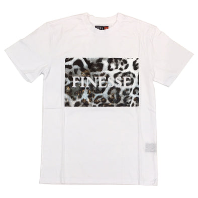 Huge Finesse Embossed Tee (White)