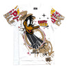 Looney Tunes Daffy Duck Chenille Patch Tee (White)