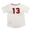 Noiz Atlanta Baseball Jersey (White/Red)