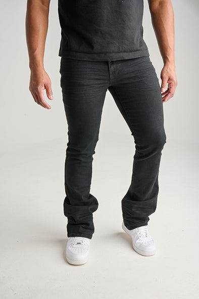 Spark Premium Stretch Stacked Jean (Jet Black)