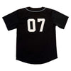Noiz Chicago Baseball Jersey (Black/White)