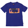 Black Pike Fame Embossed Tee (Blue)