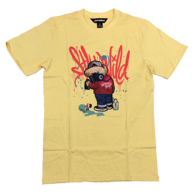 Paradime Graffiti Bear Chenille Patch Tee (Yellow) / $16.99 2 for $30