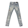 G-Squared Paint Ripped Jean (Light Blue)