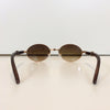 Upstreamers Gold Frame Sunglasses (Circle)