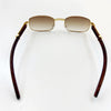 Upstreamers Gold Frame Sunglasses (Square)