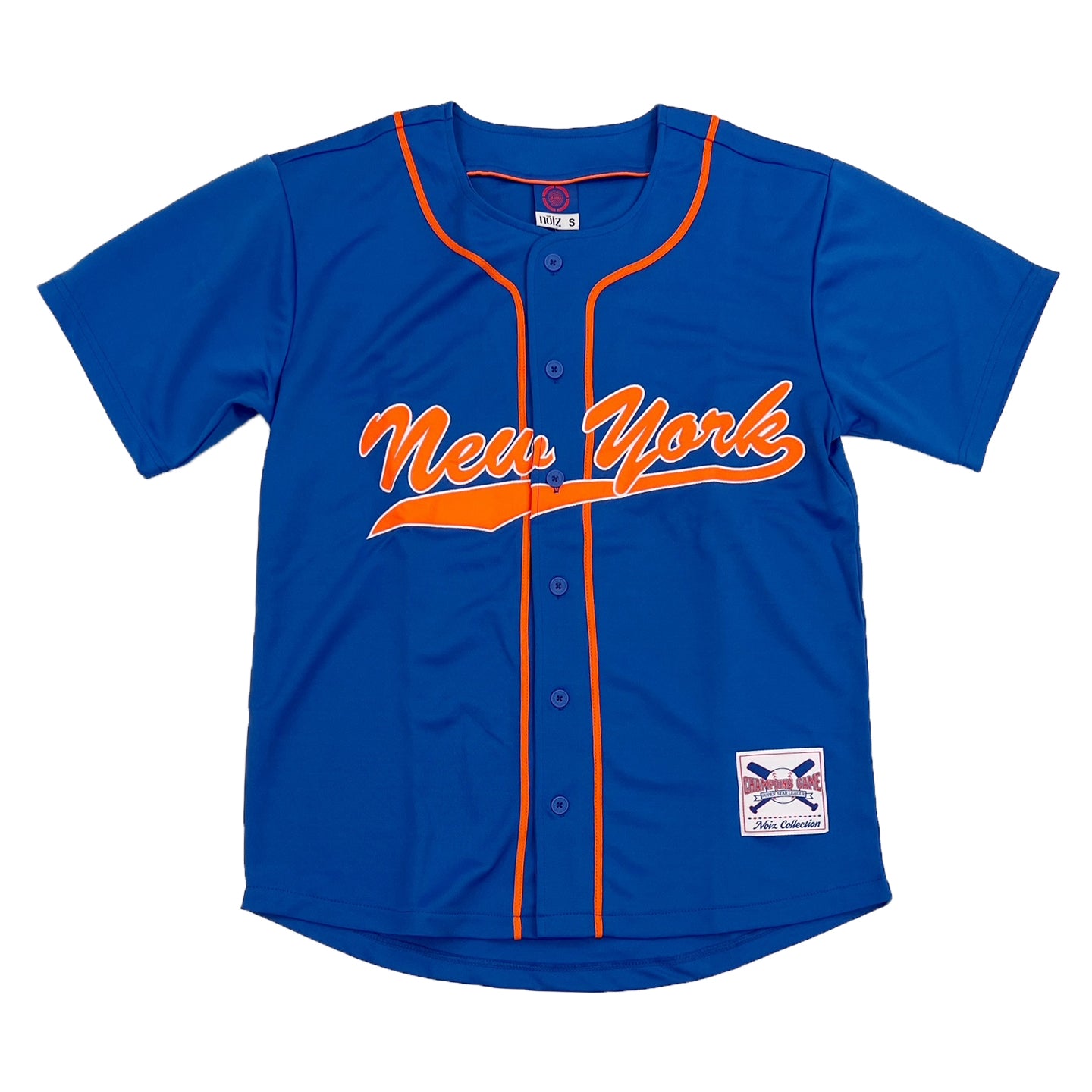 Noiz New York Baseball Jersey (Royal/Orange) S