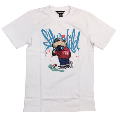 Paradime Graffiti Bear Chenille Patch Tee (White) / $16.99 2 for $30
