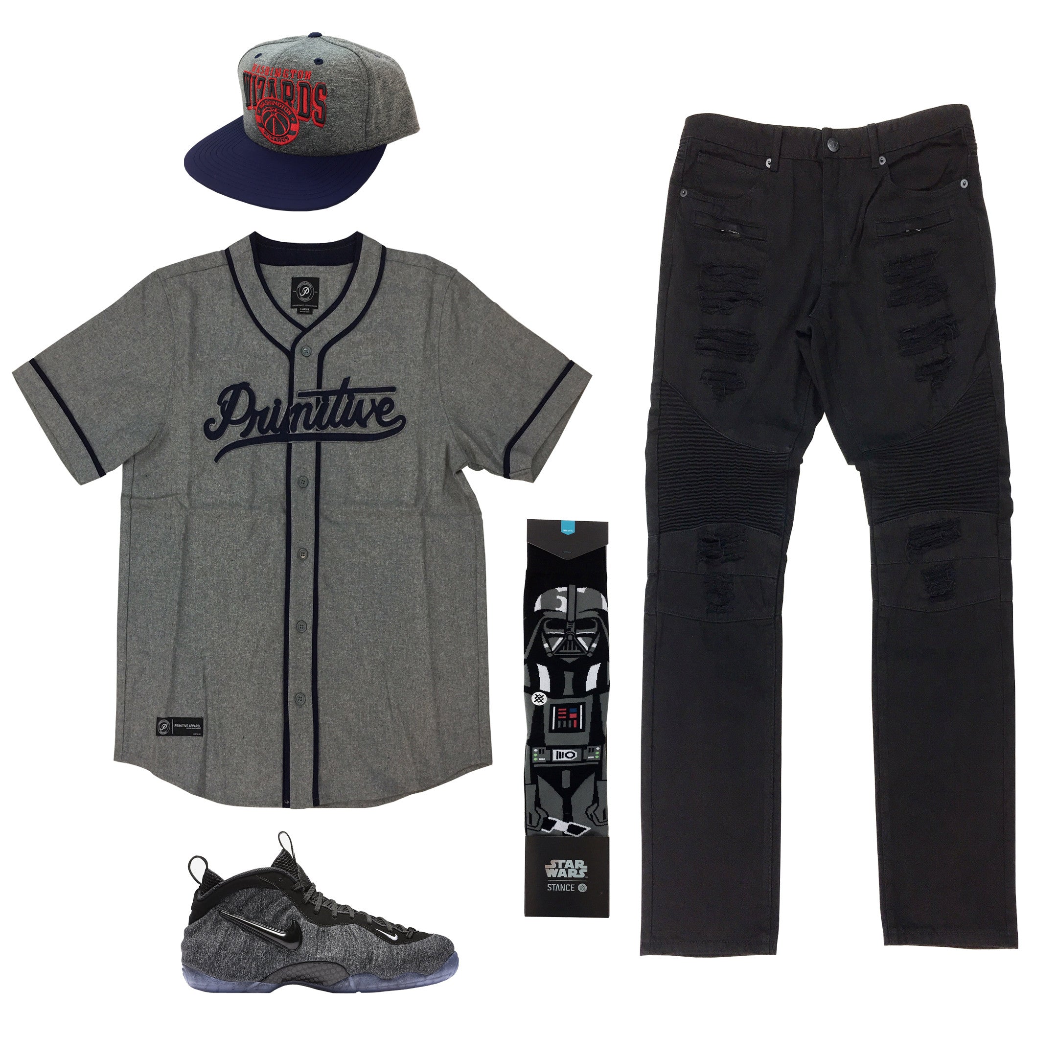 Nike Foamposite Pro Tech Fleece Outfit