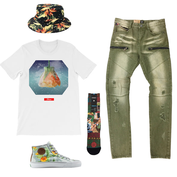PF Flyers Floral Pack Outfit - Fashion Landmarks